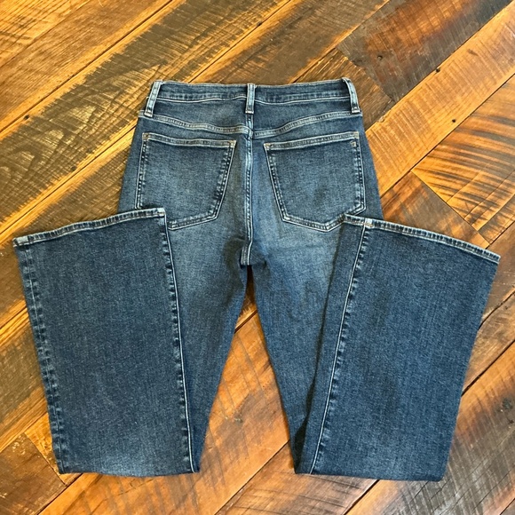 Madewell Skinny Flare High Rise Dark Wash Jeans Size 28 - Picture 9 of 15